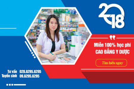 Chính sách miễn giảm 100% học phí Cao đẳng Y Dược năm 2018