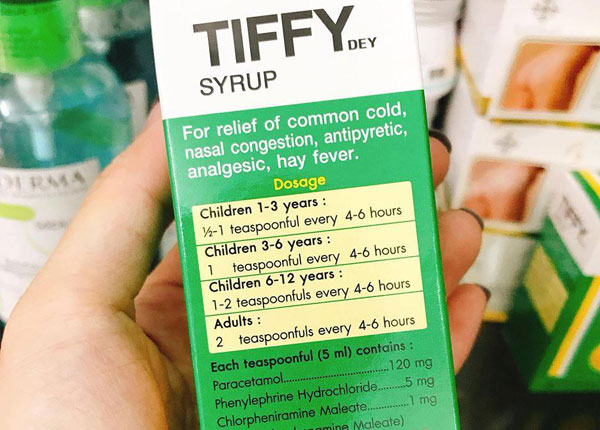 Thuốc Tiffy dạng siro Thuốc Tiffy dạng siro