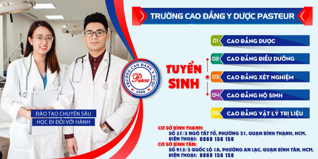 đăng ký xét tuyển cao đẳng y dược pasteur 2025
